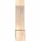 Ekena Millwork Portland Smooth Timber Gable Bracket, Douglas Fir, 36"W x 24"H x 5 1/2"D x 5 1/2"F, 16/12 Pitch GBW036X24X0606POR00SDF - alternate 3